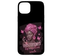 Unbothered African American Afro Queen Sassy Black Woman Art Case for iPhone 15 Plus