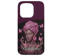 Unbothered African American Afro Queen Sassy Black Woman Art Case for iPhone 15 Pro