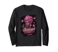 Unbothered African American Afro Queen Sassy Black Woman Art Long Sleeve T-Shirt