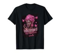 Unbothered African American Afro Queen Sassy Black Woman Art T-Shirt