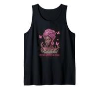 Unbothered African American Afro Queen Sassy Black Woman Art Tank Top