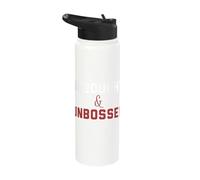 Unbought Unbossed Shirley Chisholm Black History Tshirt Gift Stainless Steel Insulated Water Bottle