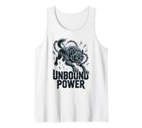 Unbound Power, Fenrir Wolf Norse Mythology Runic Strength Tank Top