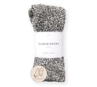 Unboxme Nonslip Warm & Cozy Ultra-Luxe Cloud Sock for Women & Men - Super Soft Luxurious Fabric Sleep Socks, Heather Charcoal, One Size
