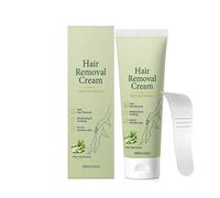 Unbrand Gentle Herbal Body Hair Removal Cream With Free Spatula, Fast Acting Soothing Depilatory Cream Mild For Sensitive Skin, Safe For Legs Under...