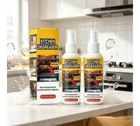unbrand Kitchen Surface Degreasing Spray, Mild Daily Grease Cleansing Liquid, Stove Range Hood Surface Cleaner, 120Ml 2pcs