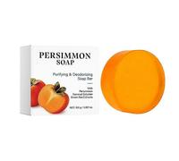 unbrand Persimmon Soap for Old People Smell, Deodorizing & Purifying Body Wash Soap with Natural Nonenal Solution & Green Tea, Eliminates Age-Relat...