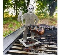 unbrand Stainless Steel BBQ Sausage Holder, Creative Standing Man Sausage Barbecue Rack Funny Shape Metal Hot Dog Grill Holder, Novelty Hot Dog Roa...