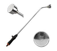 Unbranded Garden Watering Lance With Professional Rose Sprinkler 83Cm - Aluminium, Ergonomic Grip, Snap-On Inlet
