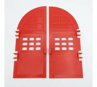 Unbranded Real Ghostbusters Fire Station Replacement Doors, 3D Printed, Brigade Toys