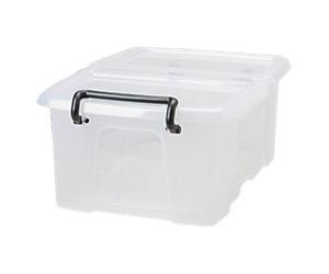 Unbranded Storemaster Plastic Storage Box 12 L Transparent 29.5 x 40 x 17 cm