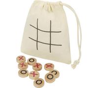 Unbranded Whorl Wooden Noughts & Crosses Game Natural (One Size)