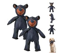 Unbreak Bear Dog Toy, 2025 New Unbreak-Bear for Heavy Chewers, Unbreakable Extreme Bear Upgraded, Chew Toys Interactive Toys, Toy for Large Dogs (Blue*2)