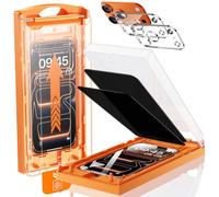 UNBREAK TOP 9H+ Glass 2+2 Packs for iPhone 17 Pro Max Privacy Screen Protector with Camera Lens Protector [Zero Bubble][10X Military Protection] 17 ProMax Tempered Glass Full Edge Coverage,Case-Friend