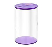 Unbreakable Acrylic Cash Keeper Decorative Coin With Removable Bottom & Child-Safe Access For Study/Office Transparents Saving Box