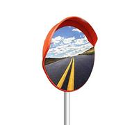 Unbreakable Blind Spot Convex Mirrors - Weatherproof Roadside Safety Mirror with Wide-Angle Lens for Enhanced Visibility - Durable 30Cm Traffic Mirror for Highway Use
