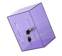 Unbreakable Clear Cash Storage Jar With Child Friendly Savings Container Thick Acrylic Construction Secure Savings Jar With Removable