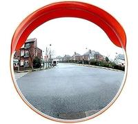 Unbreakable Convex Road Safety Mirror - Outdoor Wide Angle Intersection Security - Durable Acrylic Material for Enhanced Road Visibility
