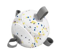 Unbreakable Dog Ball - Dog Chew Toy | 5.91 Inch Toy | Premium Interactive Ball With Rope For Stimulation, Hygiene, And Lasting Fun