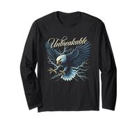 Unbreakable Eagle Lightning Strike Strong Spirit Long Sleeve T-Shirt