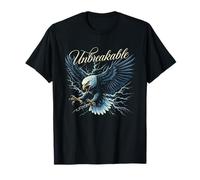 Unbreakable Eagle Lightning Strike Strong Spirit T-Shirt