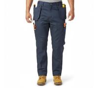 Unbreakable Eagle Pro Men's Multi-Pocket Work Trousers, Heavy Duty Fabric, Top Loading Knee Pad Pockets, Twin Holster Pockets, Triple Stitched Seams, Premium Zip, Performance Trade Trouser Grey