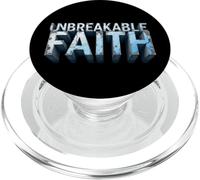 Unbreakable Faith Motivational Belief Bold Christian PopSockets PopGrip for MagSafe