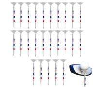 Unbreakable Golf Tees, Flag Golf Tees - Golf Tees with Star Banner,Red White and Blue Golf Tees for Golf Balls,Reduce Friction and Side Spin Golf Accessories Golf Training