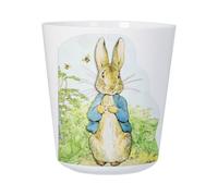 Unbreakable Plastic Cup for Children and Adults - Petter Rabbit in His Garden Peter Rabbit Illustration Child Beatrice Potter - Shock Resistant Polymer Mug - Ideal Home, School, Camping and