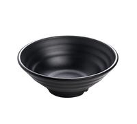Unbreakable Ramen Bowl,Japanese Style Stripes Ramen Bowls,Fruit Salad Bowl,Large Capacity Ramen Bowl,Noodle Bowl(M)