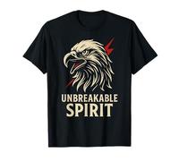 Unbreakable Spirit Eagle Freedom Strength Patriotic Tee T-Shirt