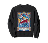Unbreakable Will 1912 Vintage Ocean Liner Geometric Art Sweatshirt