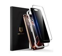 UNBREAKcable 2PCS Screen Protector for iPhone 16 Pro Max - 1 Privacy Tempered Glass+1 Clear Glass Double Shatterproof [Installation Frame] [9H Hardness] [Case Friendly] Anti-Scratch iPhone 6.9 inch