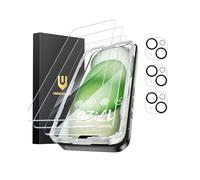 UNBREAKcable 3-Pack for iPhone 15 Plus Screen Protector, 3 Tempered Glass + 3 Camera Lens Protectors, 9H Hardness, HD Clarity, Anti-Fingerprint, Case Friendly, 6.7 Inch