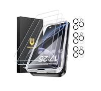 UNBREAKcable 3-Pack for iPhone 16 Pro Screen Protector, 3 Tempered Glass + 3 Camera Lens Protectors, 9H Hardness, HD Clarity, Anti-Fingerprint, Case Friendly, 6.3 Inch