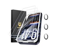 UNBREAKcable 3-Pack for iPhone 17 Pro Max Screen Protector with Camera Protection | 9H Hardness | HD Clarity | Anti-Fingerprint | Case Friendly | 3 Tempered Glass + 3 Camera Lens Protectors-6.9 Inch