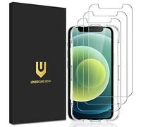 UNBREAKcable 3-Pack Screen Protector for iPhone 12 mini, Double Shatterproof Tempered Glass [Easy Installation] [9H Hardness] [99.99% HD Clear] [Case Friendly] for iPhone 5.4 inch