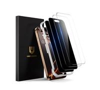 UNBREAKcable 4PCS Screen Protector for iPhone 16 Pro Max - 2 Privacy Tempered Glass+2 Clear Glass Double Shatterproof [Installation Frame] [9H Hardness] [Case Friendly] Anti-Scratch iPhone 6.9 inch