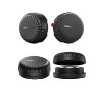 UNBREAKcable AirTag Mount, 4 Pack, Black | IPX8 Water-Resistant, Stick-On Tracker Holder, 3M VHB Backing, Screw-Lock Protective Cover, For Car, Bicycle, Equipment