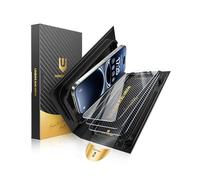 UNBREAKcable for iPhone 16 Pro Screen Protector [Quick-Installation Box] 3-Pack 9H+ Hardness Shatterproof Tempered Glass [99.99% HD Clear] [Case Friendly] [Bubble Free] for Apple 16 Pro 6.3 inch