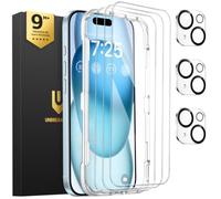 UNBREAKcable iPhone 15 Screen Protector & Camera Lens Protector