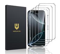 UNBREAKcable iPhone 16 Pro Max Screen Protector, [3-pack] HD Tempered Glass Screen Protector Full Coverage, Anti-Scratch, 9H Hardness, Military Grade Protection, 99.99% HD, Sensitive Touch