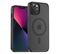 UNBREAKcable Magnetic for iPhone 13 Case, Compatible with MagSafe, Full Camera Protection, Built-in Magnetic Ring, Drop Protection Shockproof Slim Phone Cover (Black)