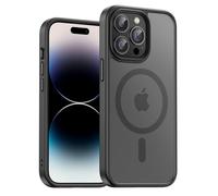 UNBREAKcable Magnetic for iPhone 14 Pro Max Case, Compatible with MagSafe, Full Camera Protection, Built-in Magnetic Ring, Drop Protection Shockproof Slim Phone Cover (Black)