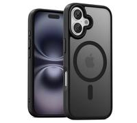 UNBREAKcable Magnetic for iPhone 16 Case 6.1-Inch, Compatible with MagSafe, Full Camera Protection, Built-in Magnetic Ring, Drop Protection Shockproof Slim Phone Cover-Black