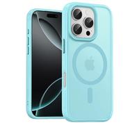 UNBREAKcable Magnetic for iPhone 16 Pro Case 6.3-Inch, Compatible with MagSafe, Full Camera Protection, Built-in Magnetic Ring, Drop Protection Shockproof Slim Phone Cover - Mint Green