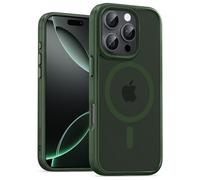 UNBREAKcable Magnetic for iPhone 16 Pro Max Case 6.9-Inch, Compatible with MagSafe, Full Camera Protection, Built-in Magnetic Ring, Drop Protection Shockproof Slim Phone Cover - Dark Green