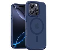 UNBREAKcable Magnetic for iPhone 16 Pro Max Case 6.9-Inch, Compatible with MagSafe, Full Camera Protection, Built-in Magnetic Ring, Drop Protection Shockproof Slim Phone Cover - Deep Blue