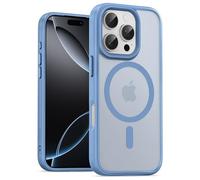 UNBREAKcable Magnetic for iPhone 16 Pro Max Case 6.9-Inch, Compatible with MagSafe, Full Camera Protection, Built-in Magnetic Ring, Drop Protection Shockproof Slim Phone Cover - Light Blue