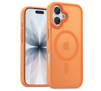 UNBREAKcable Magnetic for iPhone 17 Case 6.3-Inch, Compatible with MagSafe, Full Camera Protection, Built-in Magnetic Ring, Drop Protection Shockproof Slim Phone Cover - Orange